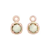 Bron BRON Creoolhangers Mira Mira 18k Roségoud met Lemonkwarts 8mm 8OR4902LQB