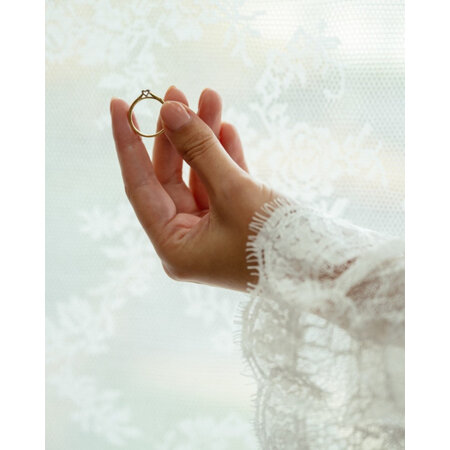 Mrs.Janssen Mrs. Janssen Ring 14k Bicolor met diamant 616301