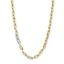 HuisCollectie HuisCollectie Collier 14k geelgoud met diamant 45cm 612468