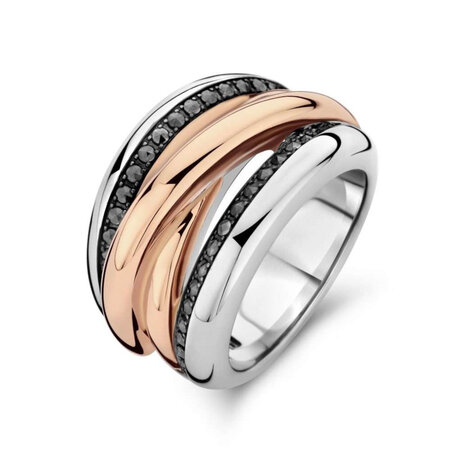 Tirisi Moda Tirisi Moda Ring Palm Beach bicolor met Markasiet TM1129M(2P)
