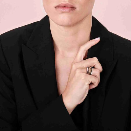 Tirisi Moda Tirisi Moda Ring Palm Beach bicolor met Markasiet TM1129M(2P)