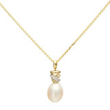 Katinka Berretty Katinka Berretty Collier Joy Xpression 14k Geelgoud met diamant 08CGW002PABR