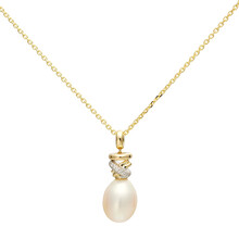 Katinka Berretty Katinka Berretty Collier Joy Xpression 14k Geelgoud met diamant 08CGW002PABR