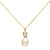 Katinka Berretty Katinka Berretty Collier Joy Xpression 14k Geelgoud met diamant 08CGW002PABR
