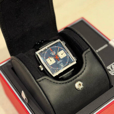 TAG Heuer PRE-OWNED TAG Heuer Monaco Automatic Chronograph 39mm CAW211P.FC6356