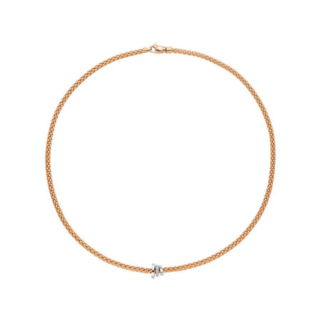 Fope FOPE Collier Prima 18k Roségoud met diamant 74408CX_BB_R_BBB_043
