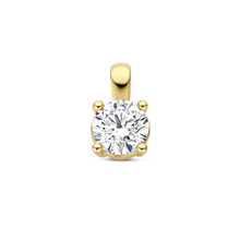 HuisCollectie HuisCollectie Hanger 14k geelgoud met 0.50ct. Lab grown diamant 616455
