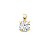 HuisCollectie HuisCollectie Hanger 14k geelgoud met 0.25ct. Lab grown diamant 616456