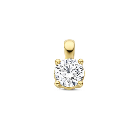 HuisCollectie HuisCollectie Hanger 14k geelgoud met 0.25ct. Lab grown diamant 616456