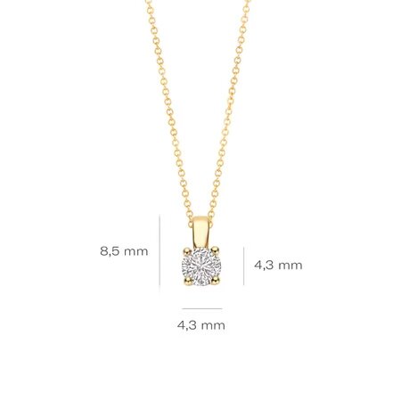 Blush Blush Lab Diamonds Hanger 14k geelgoud met Lab Grown diamant LG6001Y
