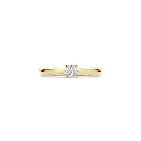 Blush Blush Lab Diamonds Ring 14k geelgoud met Lab grown diamant LG1001Y