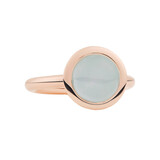 Bron BRON Ring Sushi 18k Roségoud met 8mm Aquamarijn 8RR4709AQC