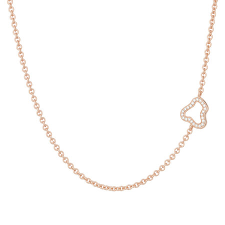 Bron BRON Collier Joy Cloud 18k Roségoud met diamant 8CR445645BR