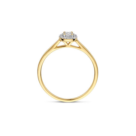Blush Blush Lab Grown Diamonds ring 14k geelgoud met Lab Grown diamant LG1023Y