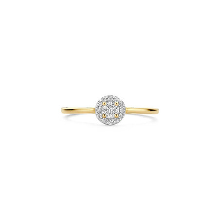 Blush Blush Lab Grown Diamonds ring 14k geelgoud met Lab Grown diamant LG1023Y
