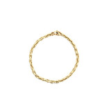 Monzario Monzario Links Armband 14k geelgoud 4.8mm 932-A