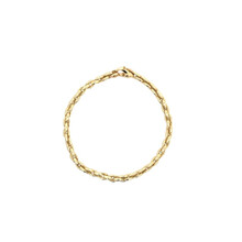 Monzario Monzario Links Armband 14k geelgoud 4.8mm 932-A