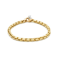 Monzario Monzario Links Armband 14k geelgoud 4.8mm 932-A