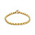 Monzario Monzario Links Armband 14k geelgoud 4.8mm 932-A