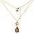 Katinka Berretty Katinka Berretty Collier Magic Xpression 14k geelgoud met Rookkwarts 11CGG701SQ