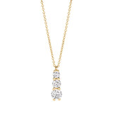Blush Blush Lab Diamonds Collier 14k geelgoud met Lab grown diamant LG3020Y