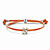 Tirisi Moda TIRISI Armband Kisses leder met bicolor kusje en diamant TM2133BO(2T)