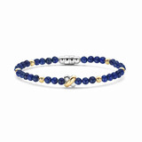  TIRISI Moda Armband Kisses bicolor met Lapis Lazuli TM2254LA(2T)
