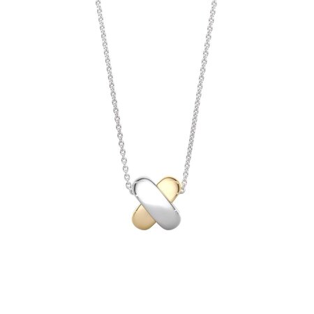 Tirisi Moda TIRISI Moda Collier Kisses Mini Bicolor TM3058(2T)