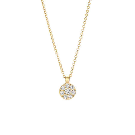Blush Collier 14k geelgoud met zirkonia 3206YZI