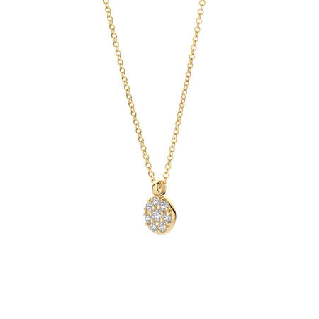 Blush Collier 14k geelgoud met zirkonia 3206YZI