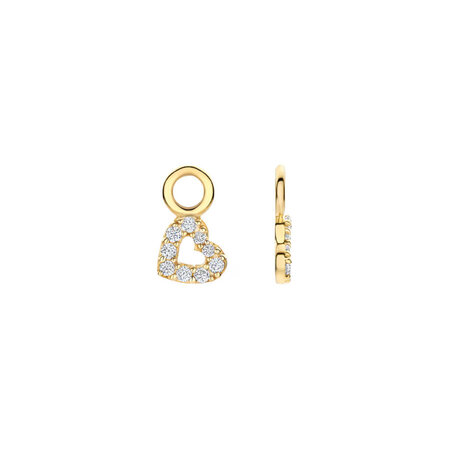 Blush Blush Creoolhangers 14k geelgoud met zirkonia 9098YZI
