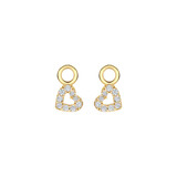 Blush Blush Creoolhangers 14k geelgoud met zirkonia 9098YZI