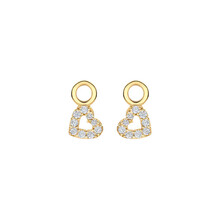 Blush Blush Creoolhangers 14k geelgoud met zirkonia 9098YZI