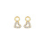 Blush Blush Creoolhangers 14k geelgoud met zirkonia 9098YZI