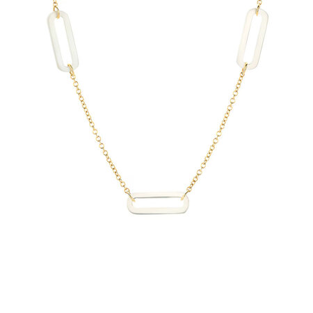 Blush Blush Collier 14k geelgoud met Parelmoer 3204YMP
