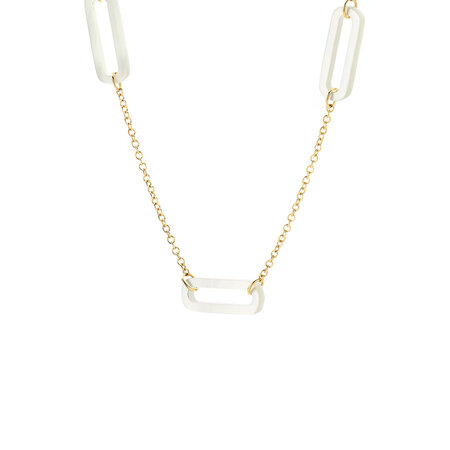 Blush Blush Collier 14k geelgoud met Parelmoer 3204YMP
