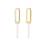 Blush Blush Oorhangers 14k geelgoud met Parelmoer 7394YMP