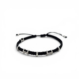  Concordia Armband Bridge 18k witgoud met zwarte diamant AC21/2AN-3OV-S-15-XL-B
