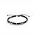 Concordia Armband Bridge 18k witgoud met zwarte diamant AC21/2AN-3OV-S-15-XL-B