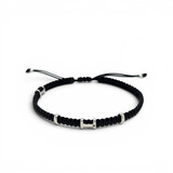 Concordia Concordia Armband Wish 18k Witgoud met zwarte diamant WISH-N-S-15-L/XL-B