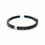 OROTECH OROTECH Armband 18k Witgoud met zwart keramiek en diamant 616182