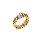 Fope FOPE Ring Flex-It Vendôme 18k Geelgoud met diamant 59202AX_PB_G_XBX_00M