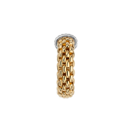 Fope FOPE Ring Flex-It Vendôme 18k Geelgoud met diamant 59202AX_PB_G_XBX_00M