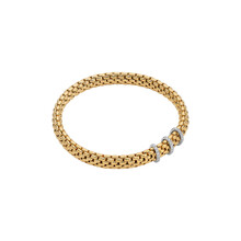 Fope FOPE Armband Flex-It Vendôme 18k Geelgoud met diamant 59202BX_PB_G_XBX_00M