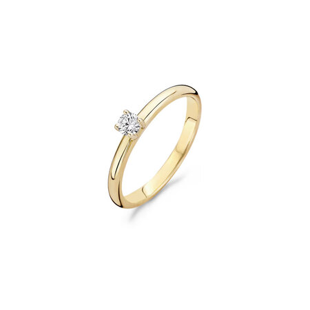 Blush Blush ring 14k geelgoud met zirkonia 1112YZI