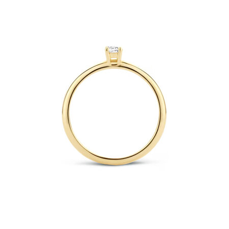 Blush Blush ring 14k geelgoud met zirkonia 1112YZI