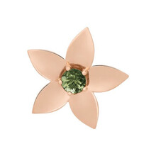 Bron BRON Broche Poppy 18k Roségoud met Toermalijn 8BR1292GT