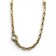 Monzario Monzario Links Collier 14k geelgoud 899C Geel