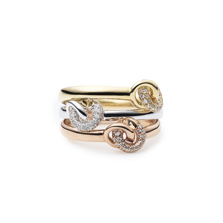 Katinka Berretty Katinka Berretty Ring Little Magic 14k Roségoud met diamant 11RRR059BR
