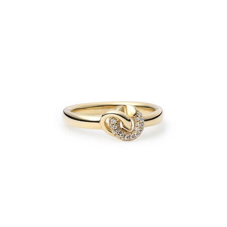 Katinka Berretty Katinka Berretty Ring Little Magic 14k Geelgoud met diamant 11RGG059BR